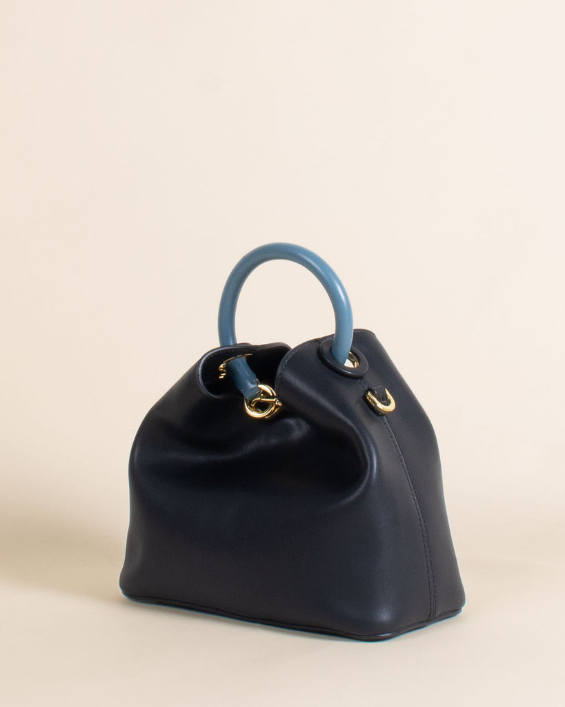 Baozi Leather Black/Blue