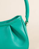 Small Dimple Leather Emerald