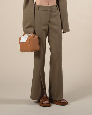 Tailored trousers Khaki / Pre order delivery in 3 weeks